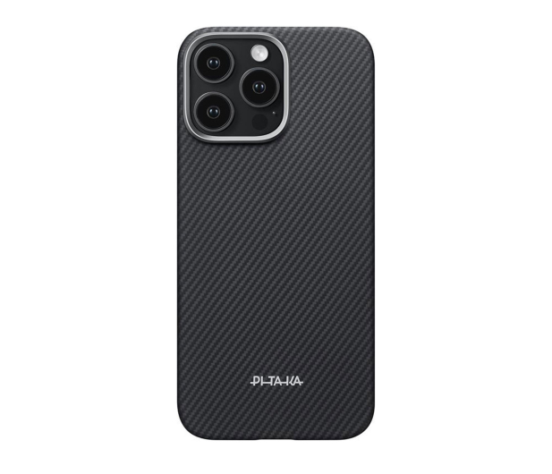 PITAKA Ultra-Slim Case do iPhone 16 Pro Max Black/Grey (PitaTap) - 1541577 - zdjęcie